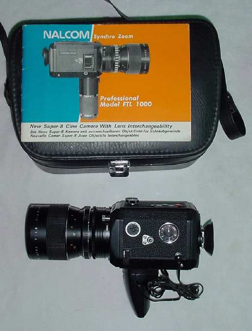 NALCOM FTL Synchro Zoom 1000 Super 8 movie camera