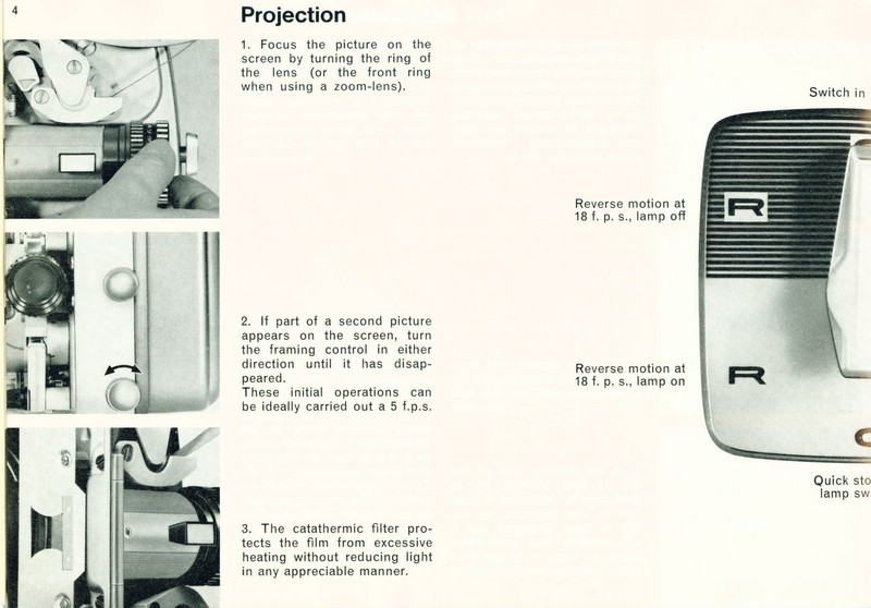 Bolex 18-5L Super, Projector