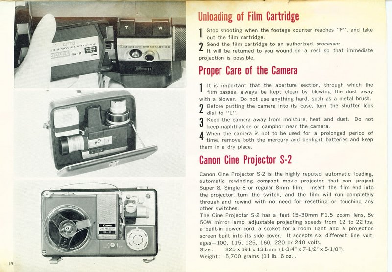 Canon zoom 518-2 super 8 manual