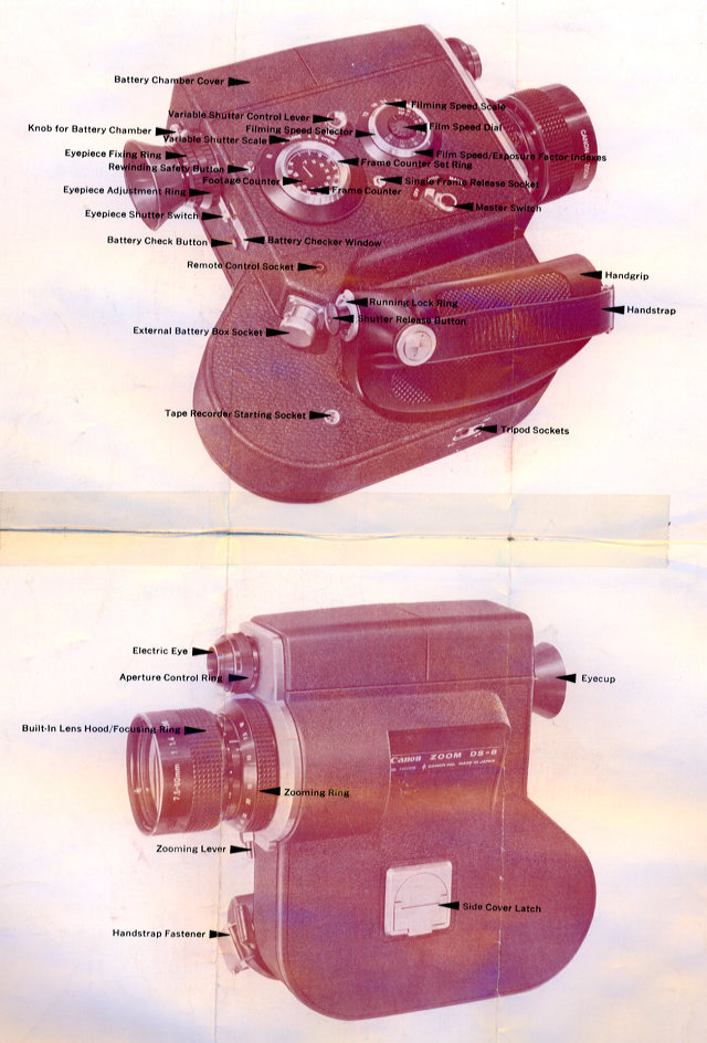 canon super 8 camera. DS-8 Double Super 8 camera