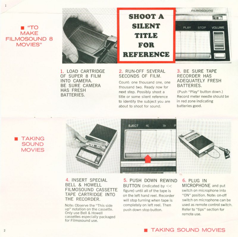 Canon 814 and 518 Filmosound Super 8 movie camera