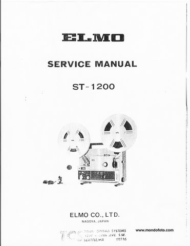 Elmo ST 1200 Super 8mm Projector