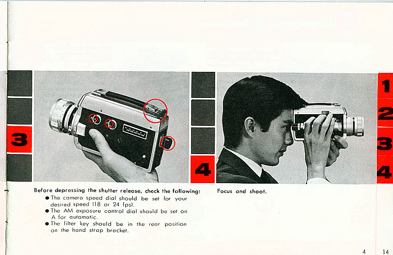 Elmo Super 106 Super 8 movie camera