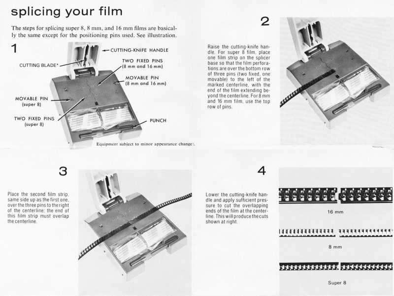 PRESSTAPES FOR A PROFESSIONAL REPAIR OR SPLICING OF 16 mm FILM 