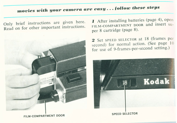 Kodak XL 55 Movie Camera Super 8 movie camera