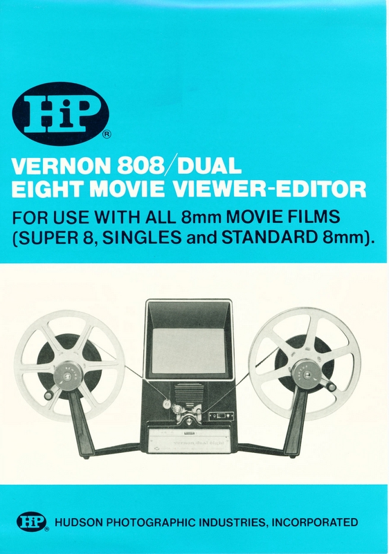 mondoFoto - Vernon 808 Dual Eight Movie Viewer-Editor Instruction